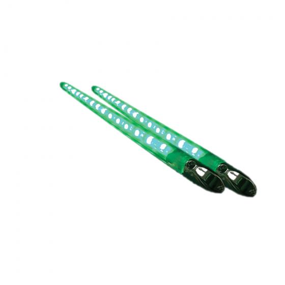13 Inch Accent Bar Green Marine Extreme Series Pair