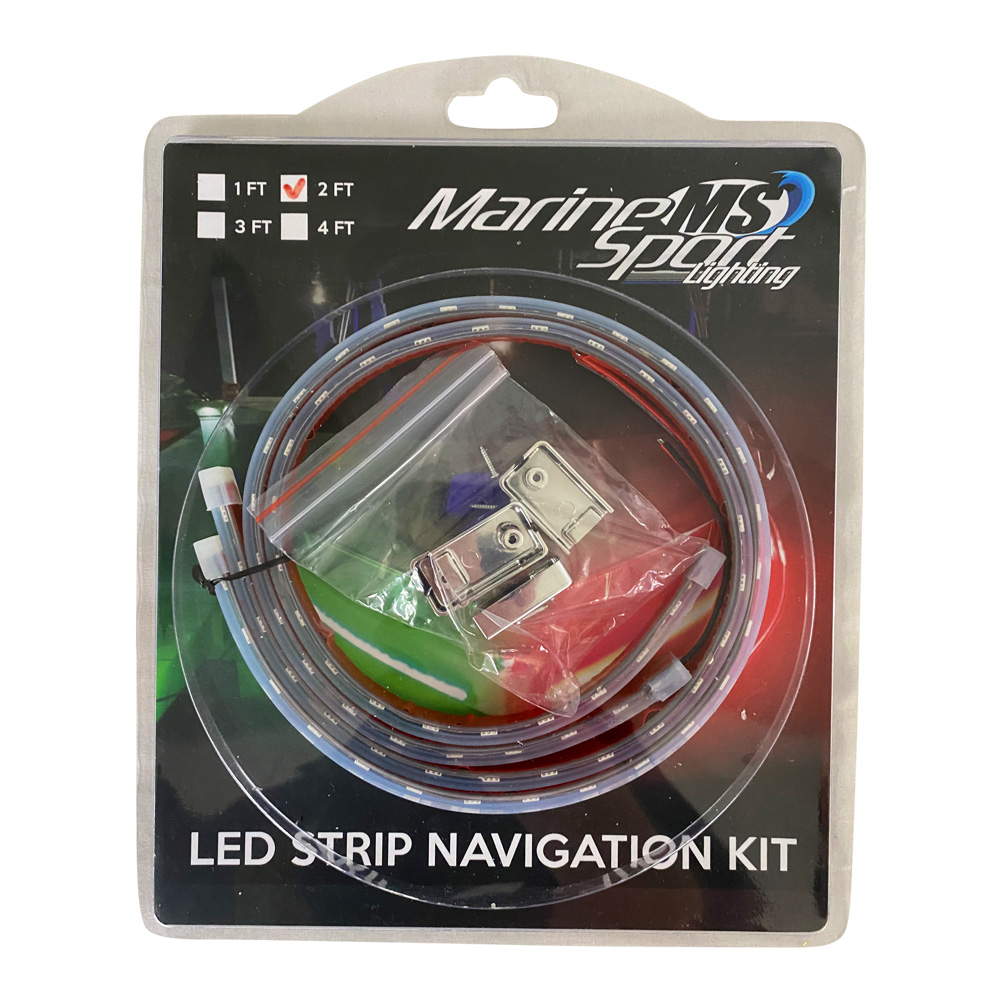 Marine Vessel 24 Inch LED Strip Starboard and Port sidelight Nav Kit Marine Sport Lighting
