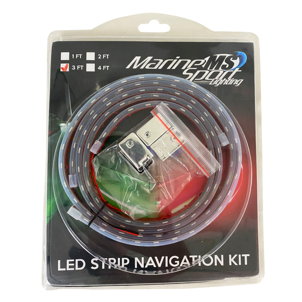Marine Vessel 36 Inch LED Strip Starboard and Port sidelight Nav Kit Marine Sport Lighting