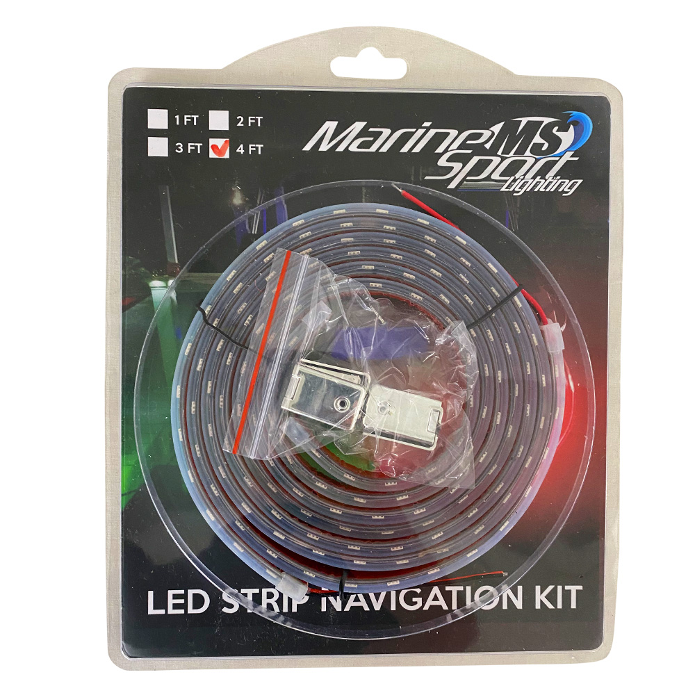 Marine Vessel 48 Inch LED Strip Starboard and Port sidelight Nav Kit Marine Sport Lighting